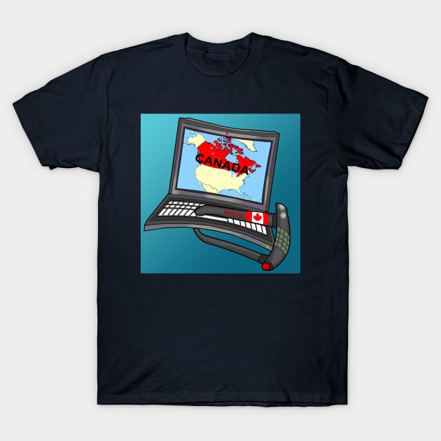 Made In Canada T-Shirt by lytebound